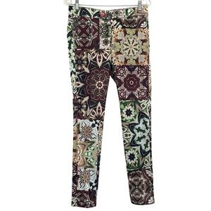DJ Plus Men’s Kaleidoscope Print Slim Fit Pants